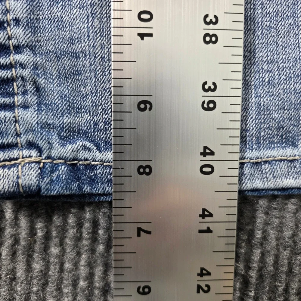 Axel Treadwell Relaxed Straight Jeans Mens 34x32 Light Wash Distressed  Denim